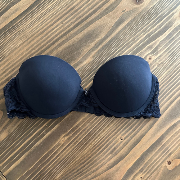 Women's Gilly Hicks Bra Size 34A Navy Blue - Picture 1 of 4